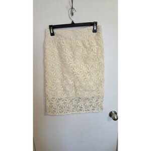 Maurices Skirt High Low Lace Skirt Floral Print Womens Small Coquette Angelcore